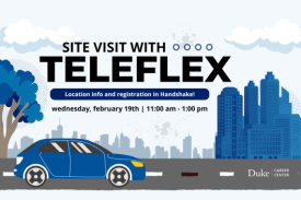 Site visit with Teleflex. Wednesday, February 19, 11-1p.